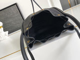 Darling mini leather bucket bag