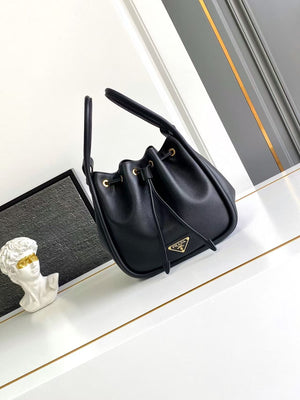 Darling mini leather bucket bag