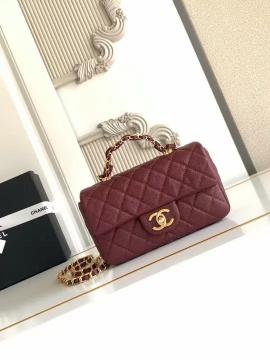 lichee leather handle CF large mini