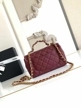 lichee leather handle CF large mini
