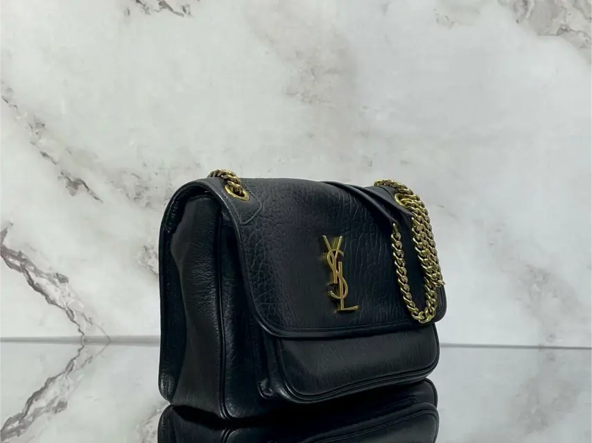Niki Baby grained leather