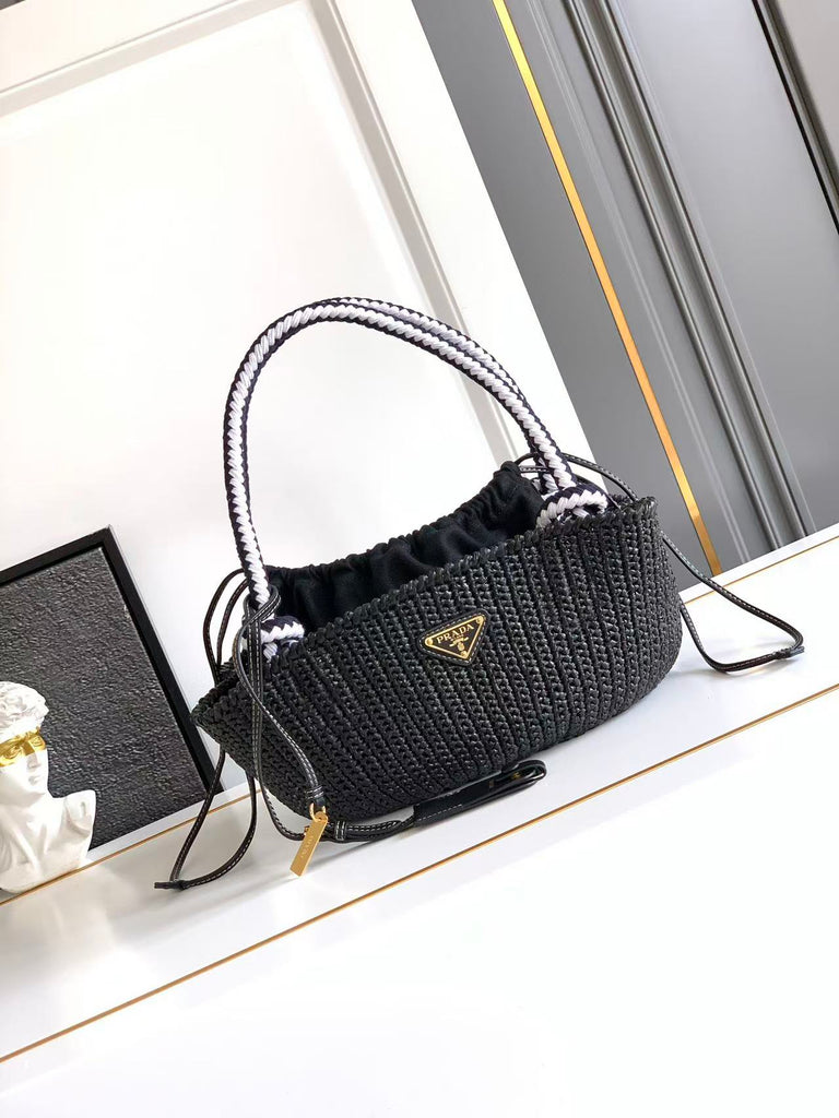 Black Small crochet bag