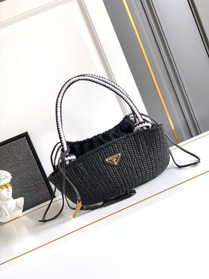 Black Small crochet bag