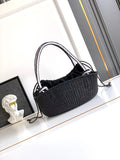Black Small crochet bag