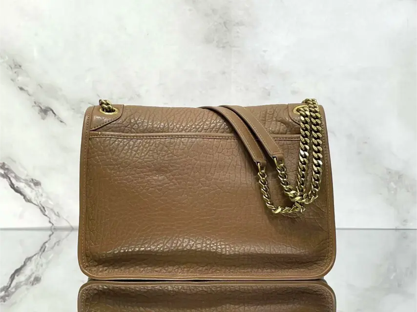 Niki Baby grained leather
