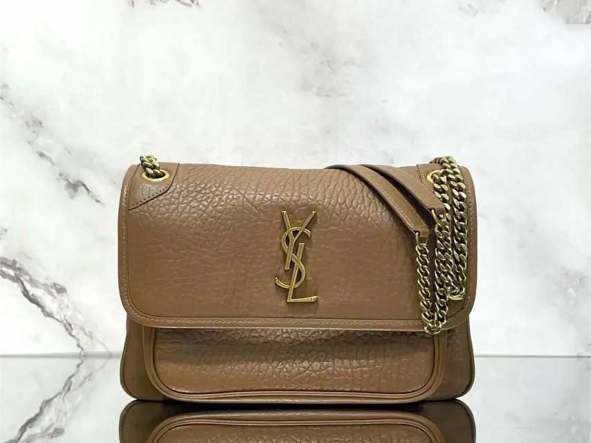 Niki Baby grained leather