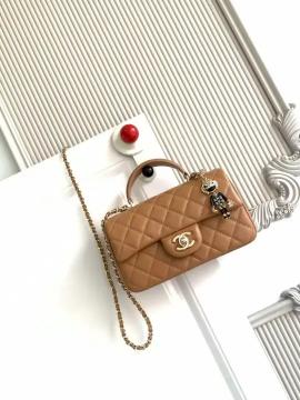 lichee leather handle CF large mini