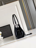 Small leather tote bag