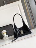 Small leather tote bag