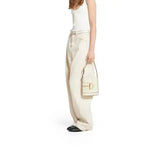Horsebit-embellished Leather Shoulder Bag