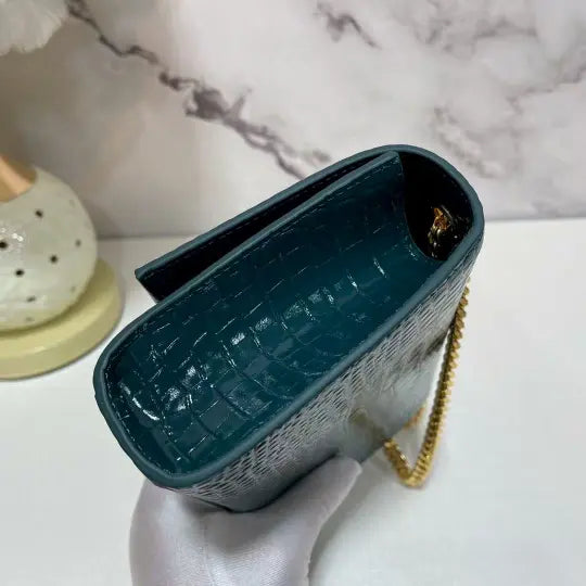 small Kate series small crocodile pattern tassel bag
