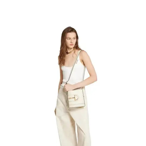 Horsebit-embellished Leather Shoulder Bag