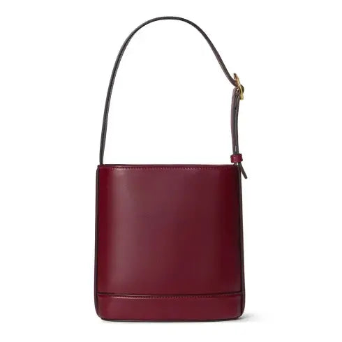 Horsebit-embellished Leather Shoulder Bag