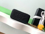 Leather CHANEL VANITY CASE WITH TOP HANDLE