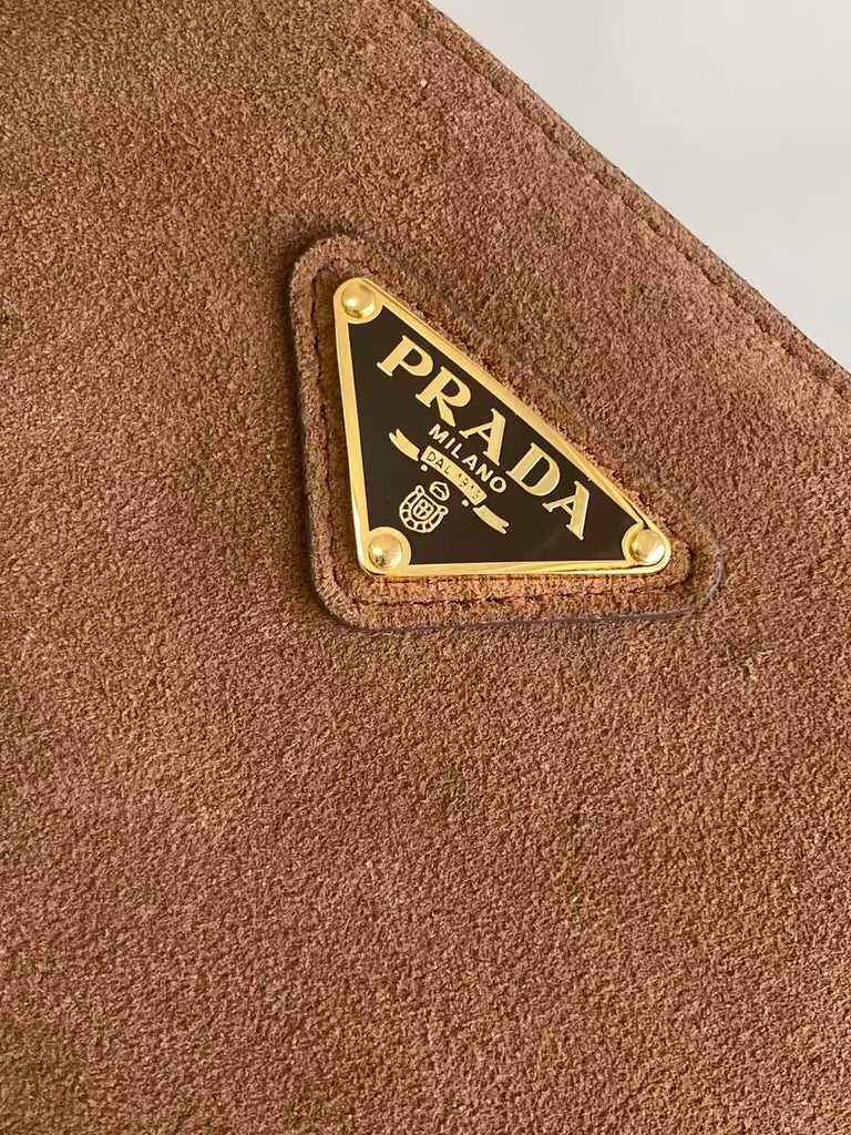suede bucket bag