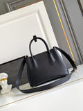 Double small Saffiano leather bag