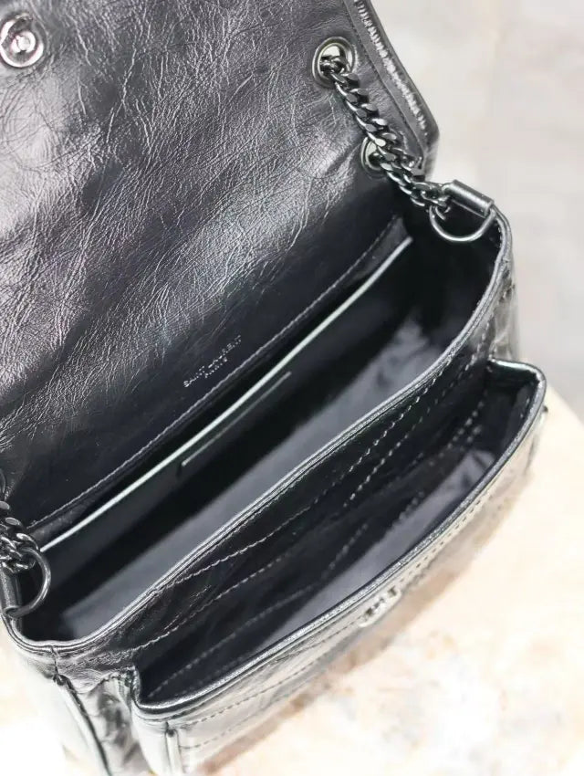 Niki Baby in Crinkled Vintage Leather