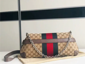 Horsebit chain handbag