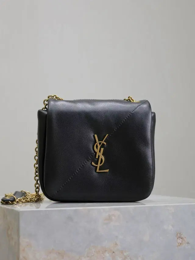 Jamie Mini Shoulder Bag in Smooth Leather