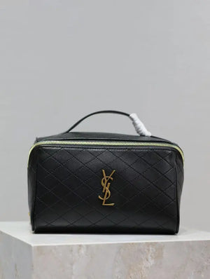 Gaby series cosmetic bag lambskin material