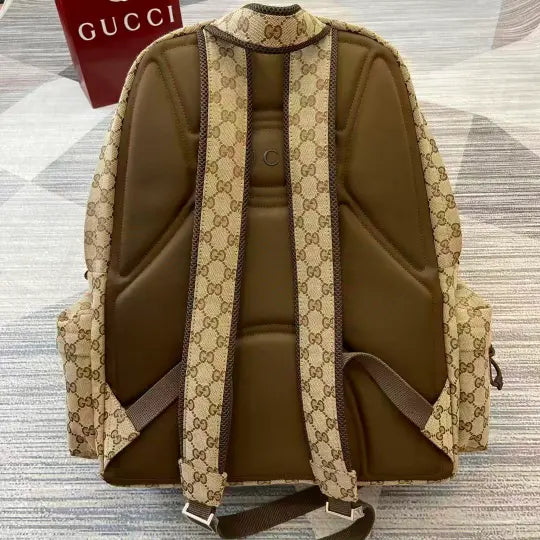 GG Supreme canvas backpack