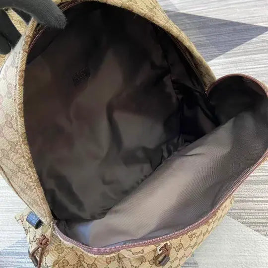 GG Supreme canvas backpack