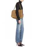 Icare series handbag barley suede