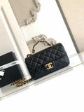 lichee leather handle CF large mini