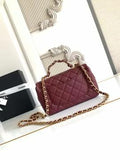lichee leather handle CF large mini