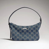 Small Underarm Bag/Shoulder Bag (Dark Blue GG Denim) |874743 FAF8V 4042