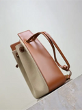 Canvas bucket bag