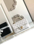 lichee leather handle CF large mini