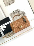 lichee leather handle CF large mini