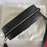 Black GG Imprime Camera Crossbody Bag