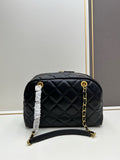 Quilted Chain Boston Bag