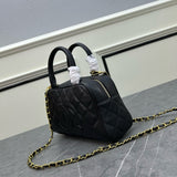 Black Cambon Line Boston Bag