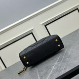 Black Cambon Line Boston Bag