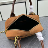 Cambon Line Suede Boston Bag