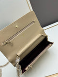 Mini Wallet On Chain in Beige