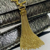 Kate series snake-print tassel handbag