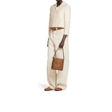 Horsebit-embellished Leather Shoulder Bag