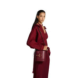 Horsebit-embellished Leather Shoulder Bag