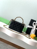 Leather CHANEL VANITY CASE WITH TOP HANDLE