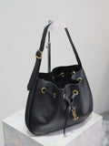 PARIS VI SMALL HOBO BAG IN GRAINED LEATHER