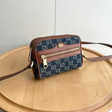 Denim GG monogram shoulder bag