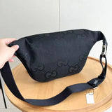 GG Black small belt bag