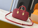 Red Epi Water Ripple Speedy Handbag Series