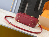 Red Epi Water Ripple Speedy Handbag Series