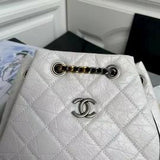 new limited edition gold and silver chain retro backpack