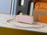 Pink leather mini handbag series
